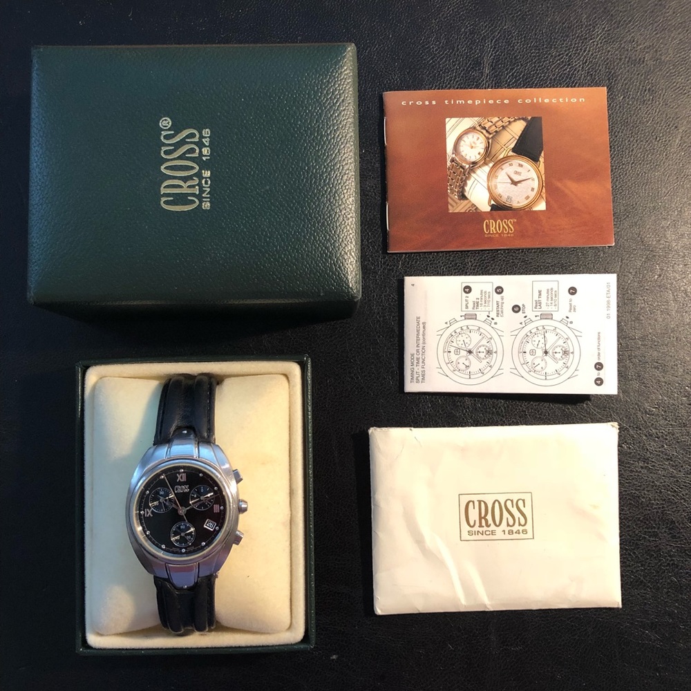 Vintage CROSS Chronograph watch